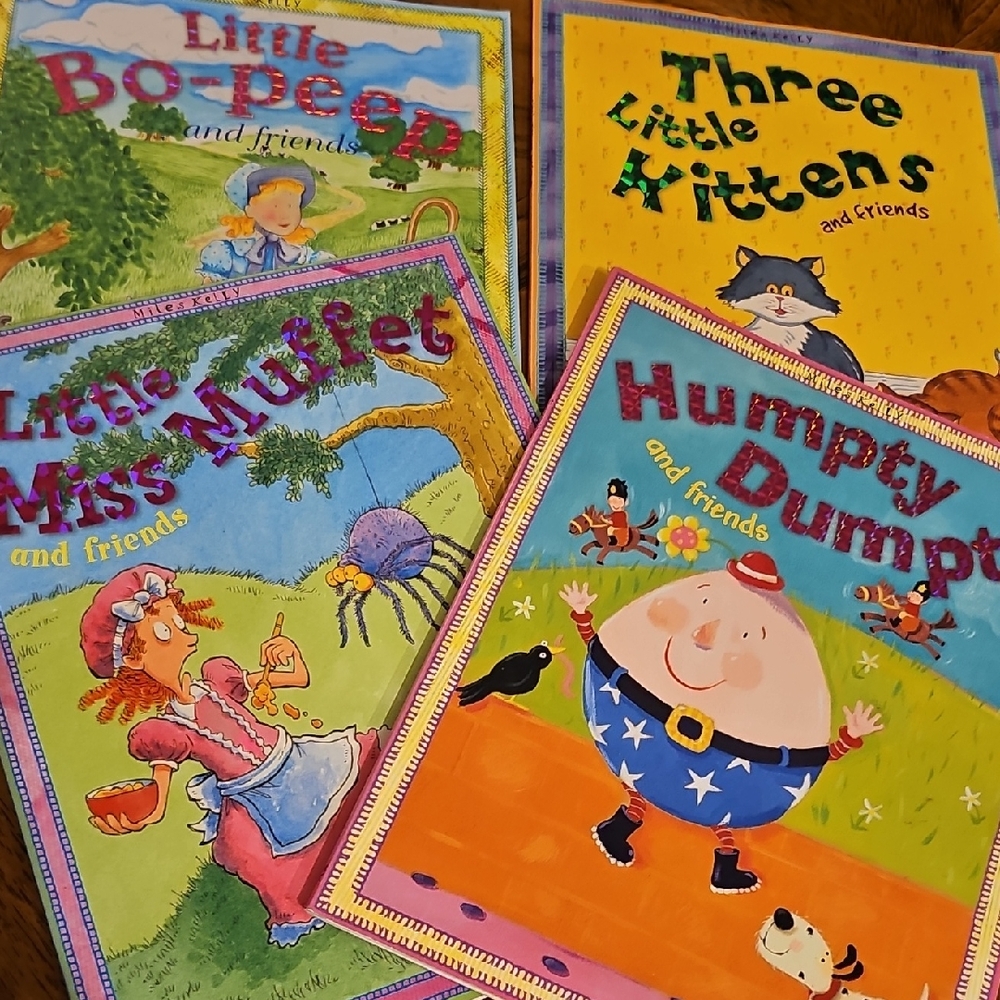 Humpty Dumpty & Friends Children's Book Lot - Bright Multicolor Covers